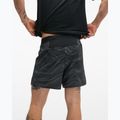 Men's running shorts HOKA Glide Short 5" Brief CLF PRT black/white 3
