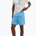 Men's running shorts HOKA Glide Short 7" CLF PRT mineral blue