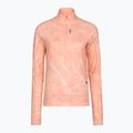 Women's running sweatshirt HOKA Skyform Half Zip CLF PRT sunstone print