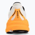 Men's running shoes HOKA Bondi 9 white/neon tangerine 6