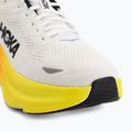 Men's running shoes HOKA Bondi 9 white/neon tangerine 7