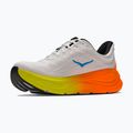 Men's running shoes HOKA Bondi 9 white/neon tangerine 2
