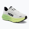 Women's running shoes HOKA Bondi 9 white/tart apple