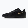 Men's basketball shoes Nike LeBron Witness X black/black/iron grey/metallic gold 2
