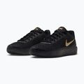 Men's basketball shoes Nike LeBron Witness X black/black/iron grey/metallic gold 3