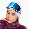 Women's snowboard goggles ROXY Storm Women J 2021 bright white/amber rose ml turquesa 2