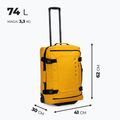 KADVA Lazio travel case 74 l yellow 3