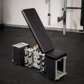 TREXO Storage adjustable training bench black 2