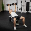 TREXO Storage adjustable training bench black 3