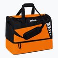 Training bag ERIMA Six Wings Sports Bag With Bottom Compartment 35 l orange/black