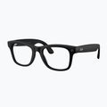 Glasses with a camera Ray-Ban Meta Wayfarer matte black/trs g.green