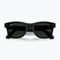 Glasses with a camera Ray-Ban Meta Wayfarer matte black/trs g.green 9