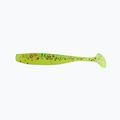Relax Bass 2.5 Laminated rubber lure 4 pcs chartreuse-multi glitter silk BAS25