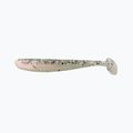 Rubber bait Relax Bass 3 Laminated 4 pcs clear-black hologram glitter white pearl BAS3