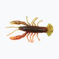 Relax Crawfish 2 Laminated rubber lure 4 pcs watermelon-red black glitter orange CRF2