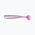 Relax Kingshad 3 Laminated rubber lure 4 pcs purple-hologram glitter white pearl KS3