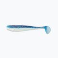 Relax Kingshad 3 Laminated rubber lure 4 pcs white blue-red blue glitter KS3