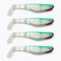 Rubber bait Relax Terminator 3 Standard 4 pcs green white pearl RT3-S