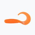 Rubber bait Relax Twister VR1 Standard 8 pcs transparent orange VR1-TS