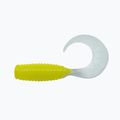 Rubber bait Relax Twister VR1 Standard 8 pcs. yellow-white VR1-TS