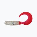 Relax Twister rubber lure VR1 Standard 8 pcs clear-hologram glitter red VR1-TS
