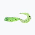 Relax Twister rubber lure VR1 Standard 8 pcs lime-black glitter VR1-TS