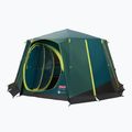 Coleman Cortes Octagon Blackout Bedroom green 8-person camping tent 4