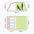 Coleman Coastline 4 Deluxe green 4-person camping tent 2