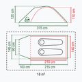 Coleman Darwin 2+ 2-person camping tent grey 2176902 2