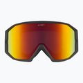 Ski goggles Cairn Frost Pure mat black red 2