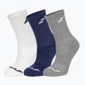 Babolat socks 3 pairs white/estate blue/grey