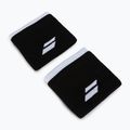 Babolat Logo wrist wraps 2 pcs black and white 5UA1261
