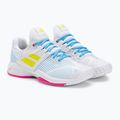 Babolat women's tennis shoes 21 Jet Mach 3 Clay white/sulphur spring 4