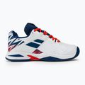Babolat Propulse All Court children's tennis shoes white/estate blue 2