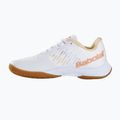 Women's badminton shoe Babolat Shadow Tour 5 W white/ yellow 10