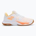 Women's badminton shoe Babolat Shadow Tour 5 W white/ yellow 2