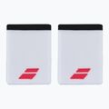 Babolat Logo Jumbo Wristband 2 pcs white/strike red