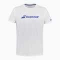 Children's Babolat Exercise T-shirt Jr white/white