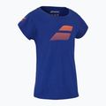 Babolat Exercise Cotton Jr children's t-shirt sodalite blue 3