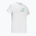 Babolat men's Exercise Big Flag t-shirt white/white 2
