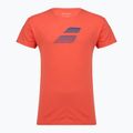 Babolat men's Exercise Big Flag t-shirt hot coral