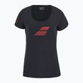 Women's Babolat Exercise Flag W black/black T-shirt