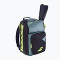 Tennis backpack Babolat Pure Aero 40 l metallic grey/black/fluo yellow 3