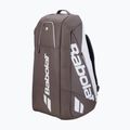 Tennis bag Babolat RH9 Pure Wimbledon 80 l white/dark beige