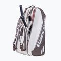 Tennis bag Babolat RH9 Pure Wimbledon 80 l white/dark beige 3