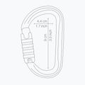 Petzl Am'D Triact-Lock carabiner gold M34A TLY 2