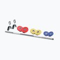 Barbell with weights Sveltus Kit Pump 8 kg multicolor