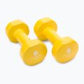 Set of dumbbells 4 kg 2 pcs. Sveltus Epoxy yellow 1184 2