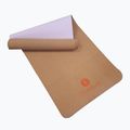 Exercise mat Sveltus Cork Yoga natural/ lilac 2