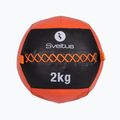 Sveltus Wall Ball 2 kg black/red